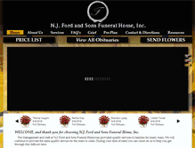 Tablet Screenshot of njfordandsonsfuneralhome.com